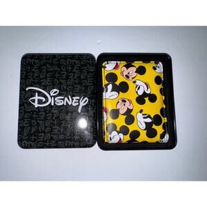 Buckle-Down Mens Disney Mickey Mouse Bifold Wallet With Tin Holder BNIB